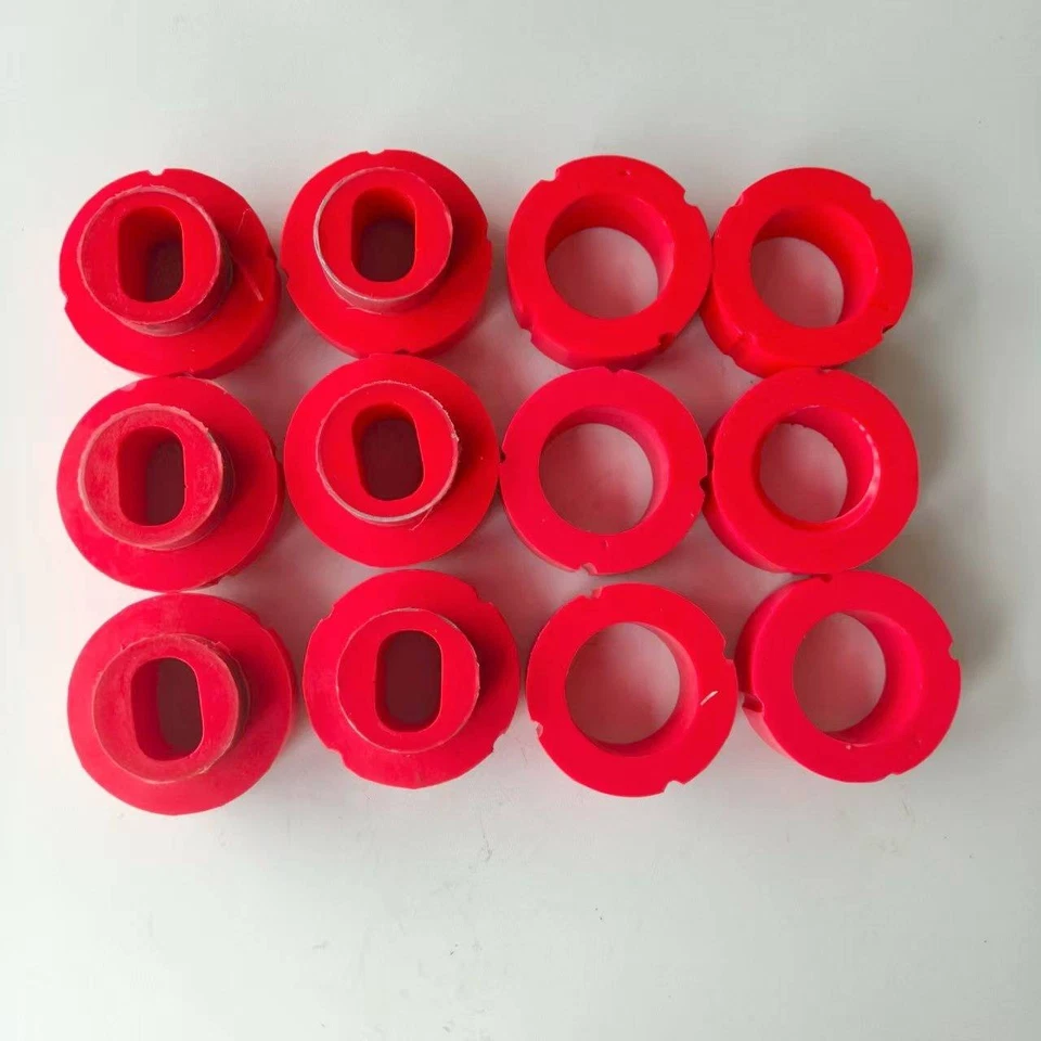 Red Body Mounts Bushing Kit For 81-87 Chevy/GMC Pickup 2WD/4WD Foto 2 de 4