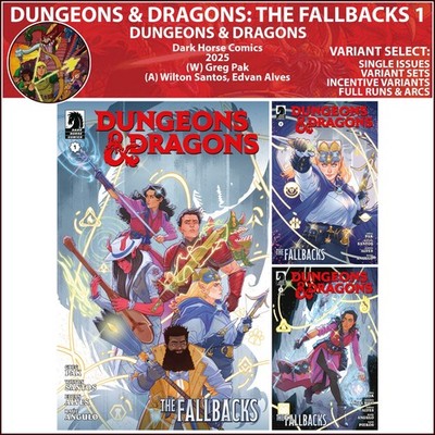 Dungeons & Dragons: The Fallbacks Series 1 (2025) #1 2 3 Dark Horse COVER SELECT