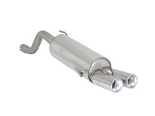 Scarico Ragazzon Abarth Grande Punto + Evo  Posteriore inox con terminali rotond