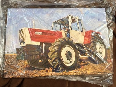 Steyr  PLUS 1400 Prototyp Traktor Bild + Kunstdruck auf Leinwand +++ 60 x 40 cm