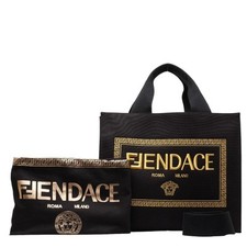 FENDI x VERSACA Versace FENDACE Fendace La Medusa Tote Bag Shoulde... GZl126do