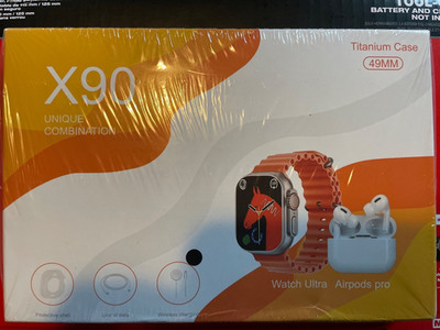 x90 smart watch and airpod pro