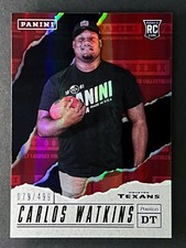 2017 Panini Father's Day #64 Carlos Watkins /499 Houston Texans