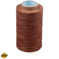 284 Yards Waxed Thread, 210D Heavy Duty Wax Upholstery Thread for Leather Sew...