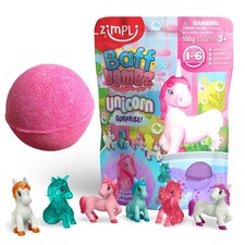 Kids Large Unicorn Surprise Bath Bomb 1 of 6 Collectable Bath