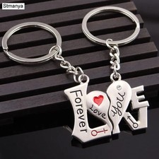 Heart Keychain Ring I Love You New Fashion Jewelry Romantic Creative Lover 17319