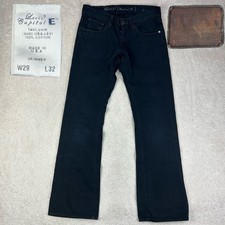 Levi  s Capital E Men  s USA Made 29x32 Skinner Low Slim Boot Cut Fly Black Jeans