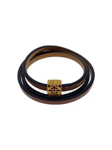 Bracciale LOEWE pelle nero donna