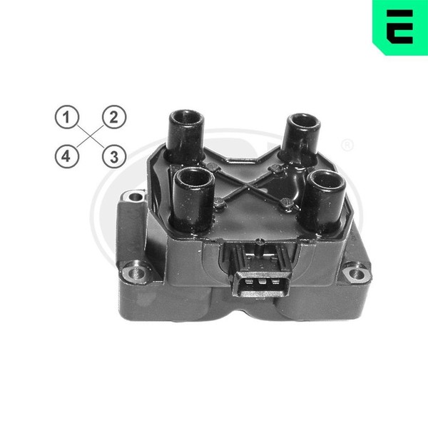 ERA ZüNdspule 880109A FüR Alfa Romeo CitroËN Ferrari Fiat FSO Honda KIA Lada-image