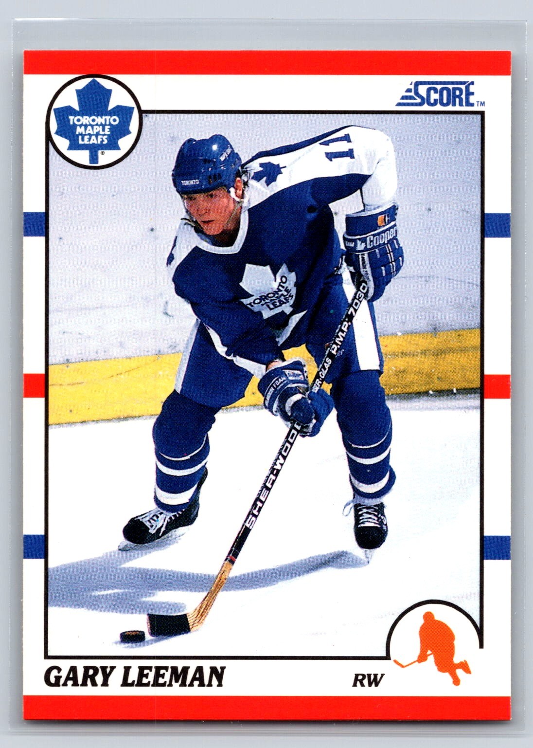 1990-91 Score American #40 Gary Leeman