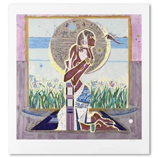 Lu Hong, "June Bride" Limited Edition Serigraph, Numbered and Hand Signed with L