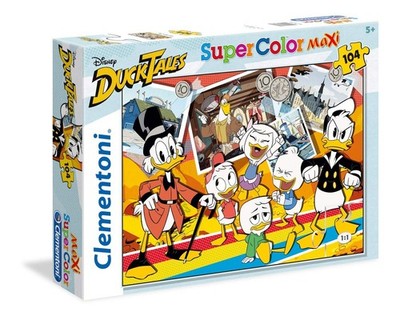 Clementoni 23718 Ducktales Clementoni-23718-Supercolor Puzzle-Duck Tales -104 Ma