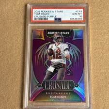 2022 Rookies & Stars Tom Brady Purple Crusade /35 #CR-3 PSA 10