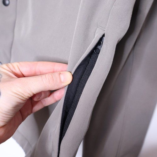 BANANA REPUBLIC Softshell Coach's Jacket Greystone Fleece Lined Men's L TALL - Picture 6 of 12