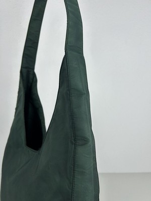 Vintage Archive 90s Prada nylon triangle logo hobo handbag | eBay