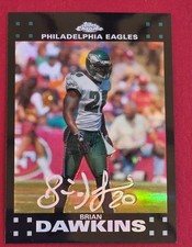 2007 Topps Chrome Brian Dawkins #93 REFRACTOR