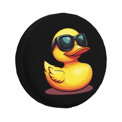 Funny Duck Spare Tire Cover Universal Wheel Protector Cute Duck 17 inch Duck 9