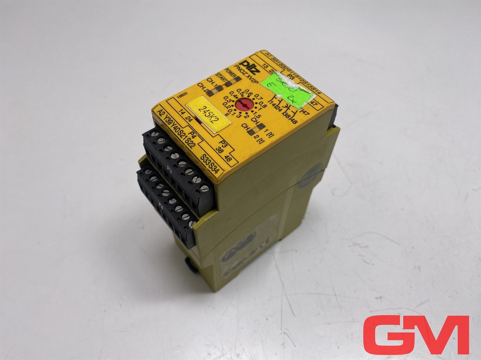 Pilz Sicherheitsschaltgeraet Pnoz XV2P 3/24VDC 2n/O 2n / O T Safety Relay 777502