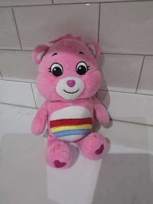Care Bears Unlock the Magic Pink Rainbow Cheer Bear Plush Pink Kids Toy