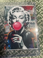Marilyn Monroe 1 Grain .999 Fine Silver Custom Card Fan Art Pop Art Collectible