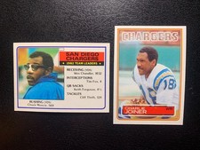 San Diego Chargers        1983 Topps Football    Charlie Joiner    Chuck Muncie
