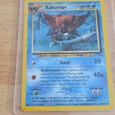 Pokémon Kabutops Neo Discovery Rare Unlimited 25/75 English TCG Card 90 HP