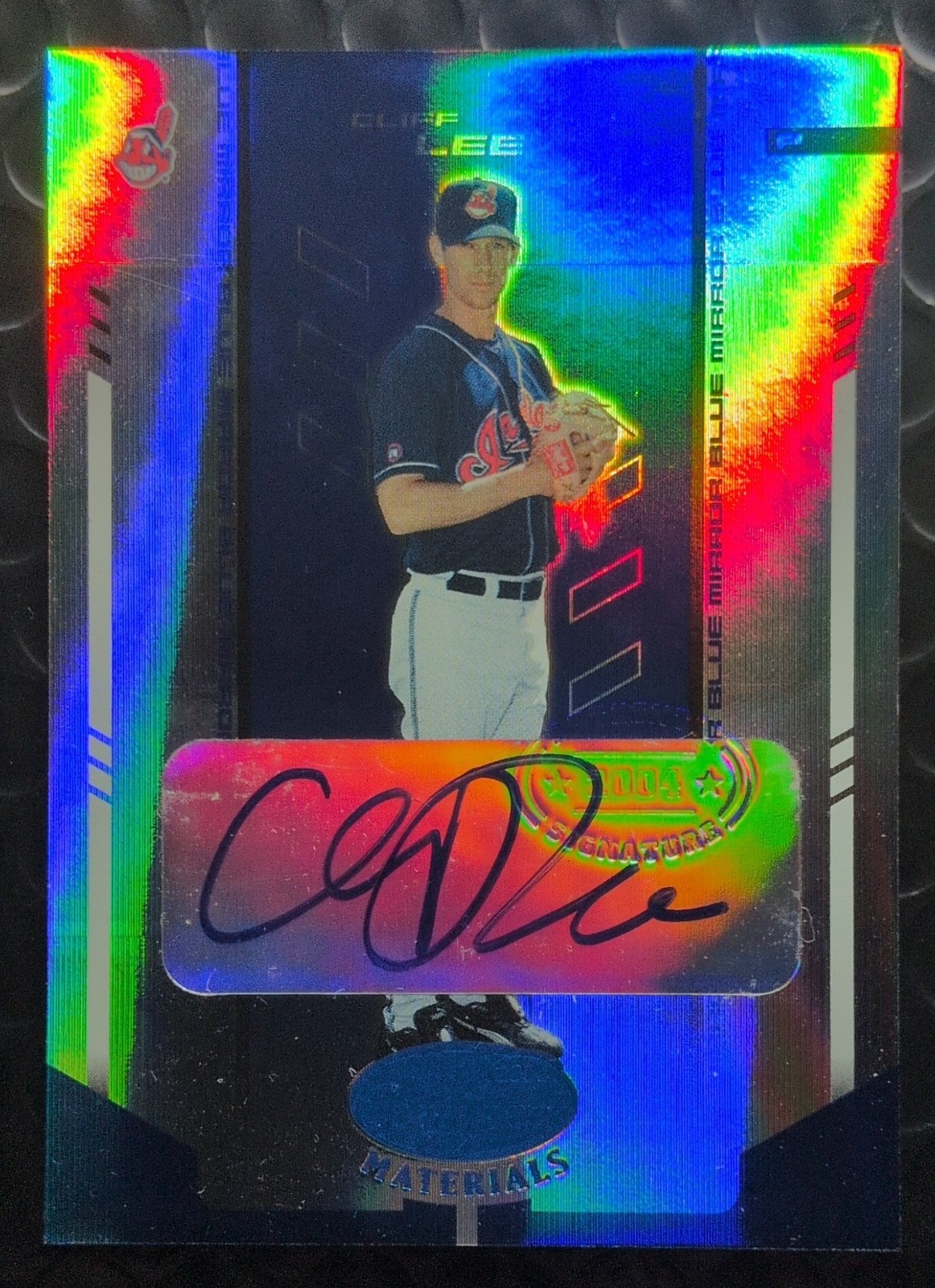 2004 Leaf Certified Materials - Cliff Lee #40 Blue Mirror Autographs /100 (AU)
