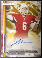 2014 Topps Strata Logan Thomas Arizona Cardinals Autograph RC /150 Rookie