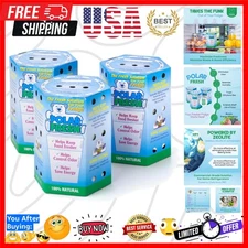 All-in-1 Refrigerator Deodorizer & Produce Saver by 3 Pack – Fridge Odor Elim...