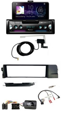 Pioneer DAB Bluetooth Steering Wheel USB Car Stereo For BMW 3 Series E46 98-07 Pro Round Pin