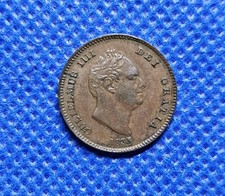 1835 Third Farthing - William IV British Copper Coin