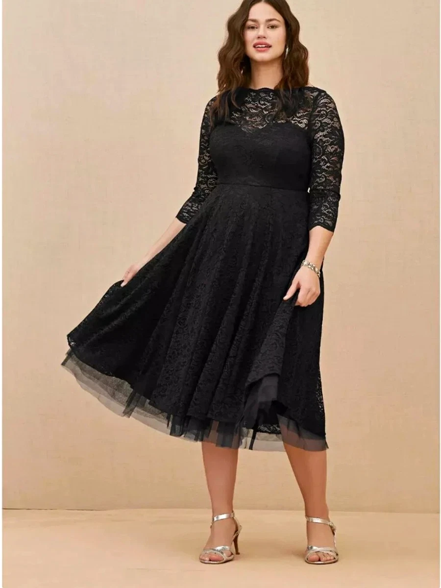 torrid cocktail dresses Dress Casual Maxi By In Black, Size: 4x The best plus size womens chiffon smocked waist cover Dress Casual Midi By Torrid