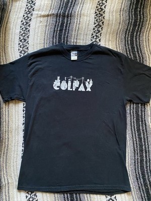 Men s Graphic Skating T-shirt Colfax Colorado Black Size Large 100% Cotton