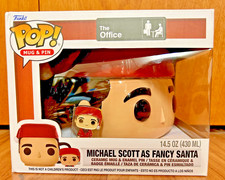 Taza y pin Funko Pop The Office Michael Scott "As Fancy Santa"