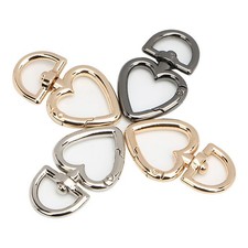 Spring O Oval Ring Bag Strap Buckle Carabiner Key Dog Chain Snap Clip Trigger
