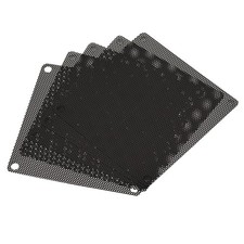 5pcs 80mm Computer Fan Filter Grills PVC Mesh Dustproof Case Cover