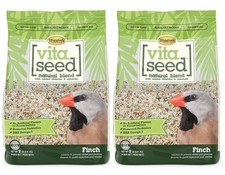 2 Pack of Vita Natural Blend Finch Food, 2 Pounds Each