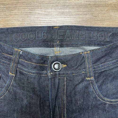 Selvedge Jeans Men 32x34 Dark Indigo Straight Leg Raw Japan Redline Denim Pants - Picture 5 of 11