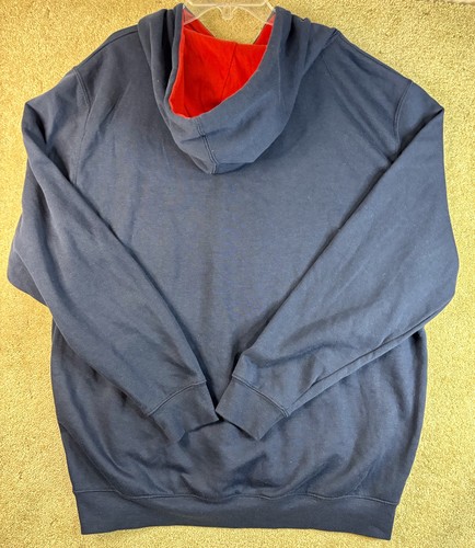 Fanatics Boston Red Sox Hoodie Blue Embroidered Extra Large Baseball MLB - Picture 2 of 7