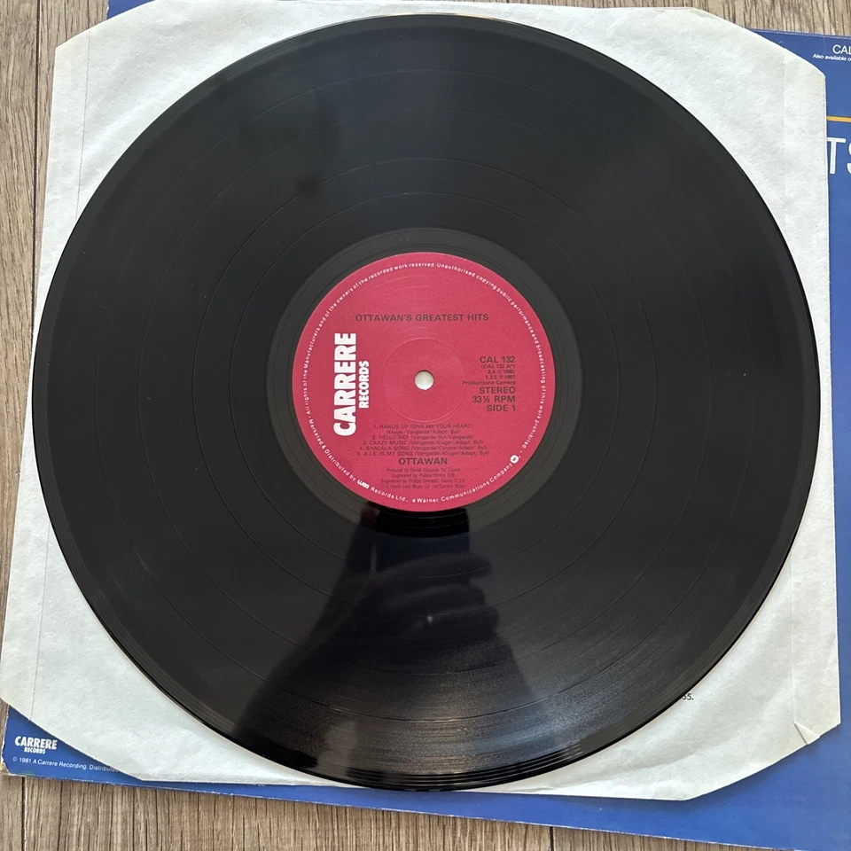 Ottawans Greatest Hits 1981 NM/VG+ NCB Scandinavian Press NCB Vinyl LP Disco Pop - Image 4 of 4