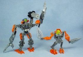 Lego Bionicle 8687 POHATU & 8946 PHOTOK Phantoka Toa Warriors Combination Set