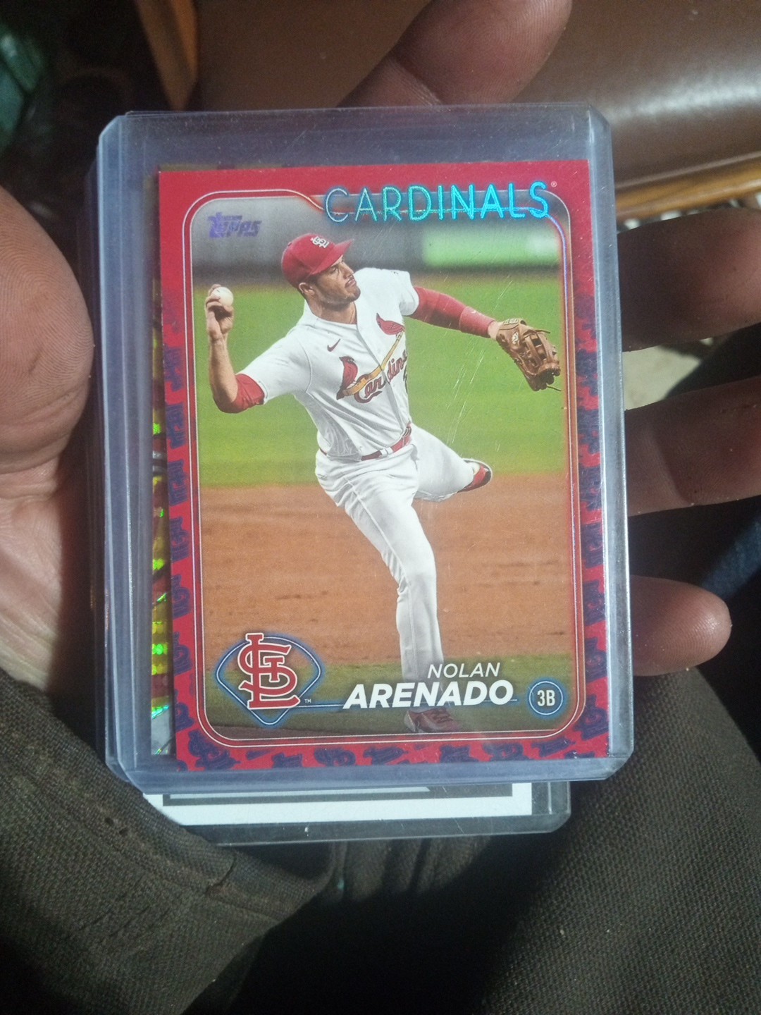 2024 Topps Series 1 - Nolan Arenado #118 Team Color Border