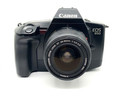 Canon EOS 650 + Canon 28-80mm f/3.5-5.6 Kit Set Analog SLR 35mm Kamera Objektiv