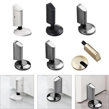 Mechanical Door Stopper Doorstop Adjustable Height Sticky or Screw Mount Wall