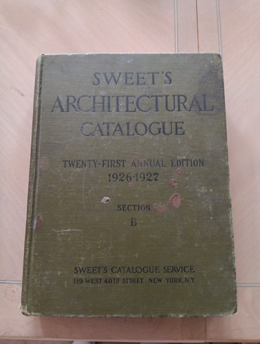Süßigkeiten Architekturkatalog 21. Jahresausgabe 1926-27 Abschnitt A und B 2 Bde - Bild 3 von 23
