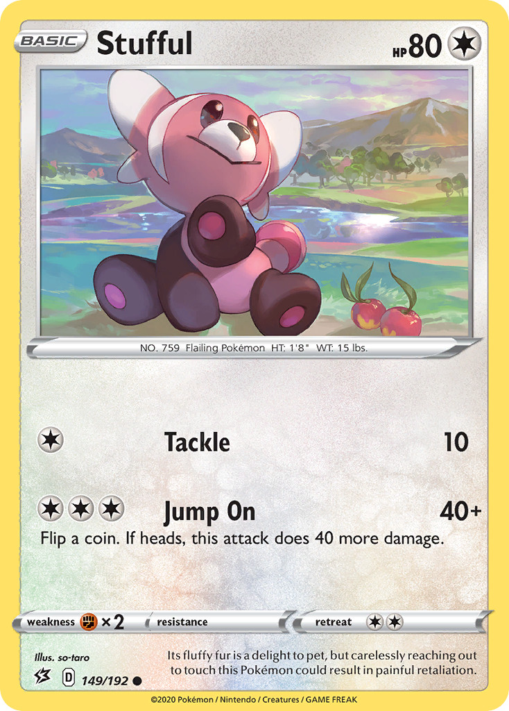 Stufful 149/192 Rebel Clash Common Pokemon NM/M