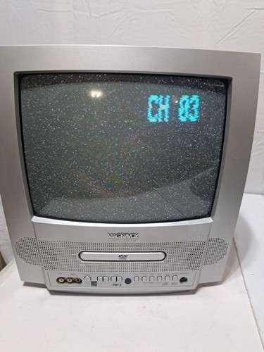 Magnavox MSD513E 13" CRT TV DVD MP3 Retro Gaming TV TESTED Working Minor Scratch - Picture 4 of 13