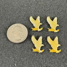 Lot of 4 Flying Eagle Falcon Hawk Bird Vintage Pins Pinbacks #56749