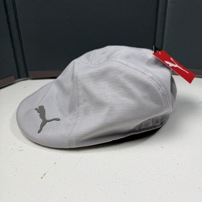 Puma Mens Newsboy Driver Golf Hat Cap Quarry Grey Size L/XL Limited Edition New