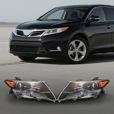 1 Pair Headlight For 2009-2016 Toyota Venza Baselexle Wagon Models Headlight